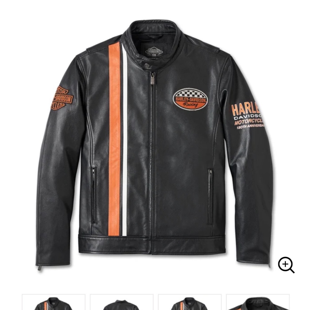 Harley Davidson 120th anniversary Leather Jacket - Brand New!